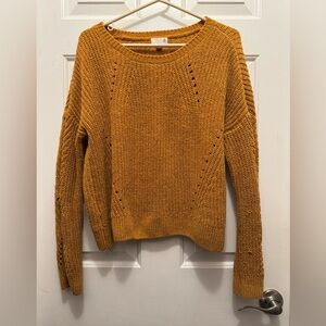 SO Mustard Yellow Crew Neck Sweater